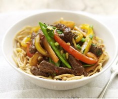 Ginger Beef with Noodles